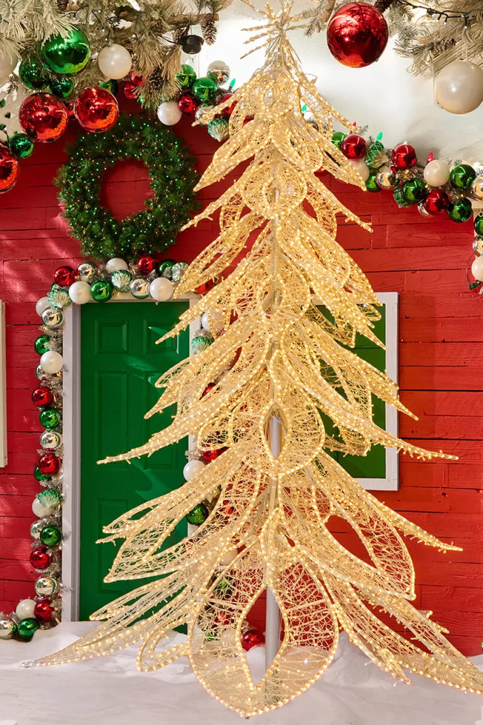 12' LED Christmas Tree - Warm/Cool White
