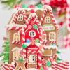 9" Lighted Clay Dough Holiday Gingerbread House