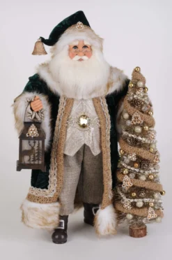 Lighted Emerald Woods Santa