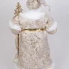 Lighted Gold Couture Santa
