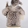Lighted Natural Fawn Santa