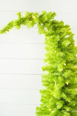 5' Lime Green Whimsical Tree with LED Lights