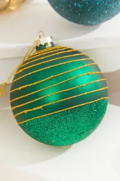 4” Line Ball Ornament