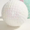 6" Mesh Ball Ornament - White