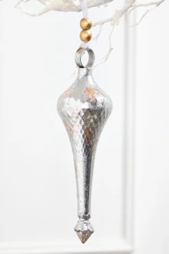 12" Metal Finial Ornaments