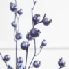 30” Metallic Navy Mini Pomegranate Christmas Spray