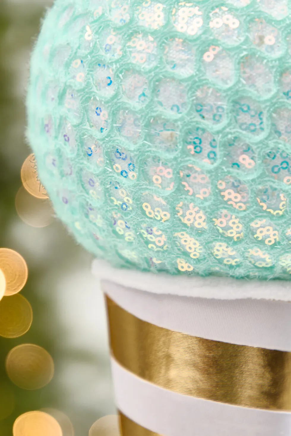 12" Mint Mesh Ice Cream Pick