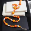 48” Mixed Wood Bead Garland