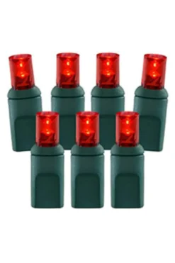 5mm Red - 70L 4" Spacing