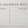 2" My Favorite Recipe Customizable Ornament