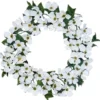 20” North American Dogwood Wreath - White