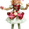 14" North Pole Pretty in Pink Elf, Small - Mark Roberts