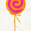 17" Orange & Pink Lollipop Pick