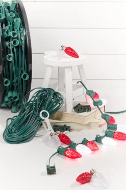 250' Outdoor Christmas Lighting Kit - Cool White/Red