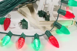 500' Outdoor Christmas Lighting Kit - Red/Green