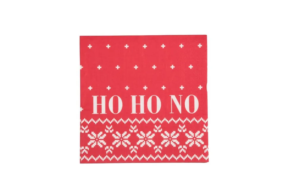 Paper Ho Ho No Napkins - Set of 20