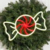 10.6" Peppermint Round Candy Lit Neon Sign