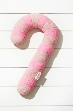 Pink Candy Cane Pillow