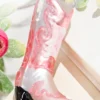 Pink Cowboy Boot Ornament