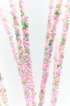 30" Pink Grass Spray