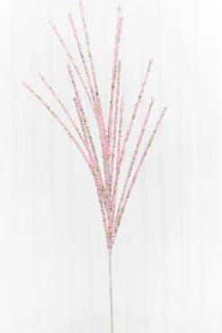30" Pink Grass Spray