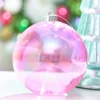 6" Pink Iridescent Ball Ornament