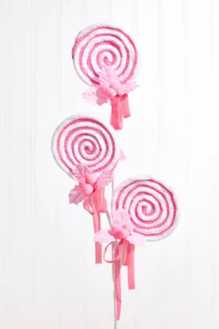 24" Pink Lollipop Spray