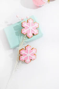 28” Pink Snowflake Cookie Spray