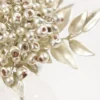 14" Platinum Berry Bunch Metallic Stem