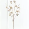 36" Platinum Glitter Crabapple Spray