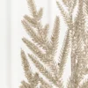 33" Platinum Glitter Fern Spray