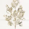 27" Platinum Holly Berry Stem