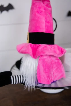 22” Plush Witch Gnome - Pink