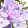 22" Poinsettia Stem - Lavender White