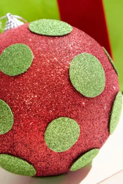 5" Polka Dot Ball Ornament