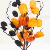 20" Pumpkin Eucalyptus Spray