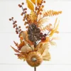 30" Pumpkin with Leaves and Berries Spray