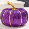 7" Purple Sequin Pumpkin