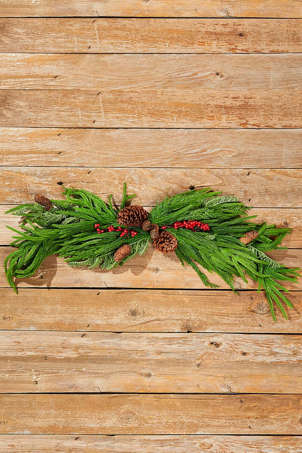 36” Real Touch Mixed Evergreen Berry Swag