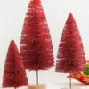 Red Bottle Brush Tree - Set of 3