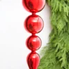 19.5" Red Glass Finial Ornament