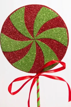 17" Red/Green Lollipop Pick
