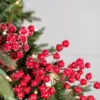29” Red Iced Crabapple Christmas Sprays (Weather Resistant)