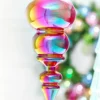 15" Red Iridescent Teardrop Ornament