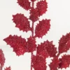 23" Red Shimmer Metallic Holly
