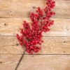 39” Red Tall Berry Spray