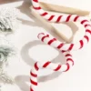 60" Red & White Sweet Candy Stripe Garland