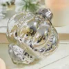 4.5" Regal Beaded Elizabethan Mercury Glass Ornament