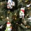 3” Resin Birch Snowman Ornament