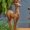 16" Resin Deer Candle Holder
